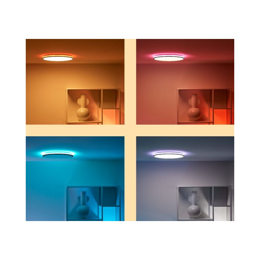 WiZ - LED RGBW Ściemnialny panel RUNE LED/21W/230V 2200-6500K Wi-Fi czarny