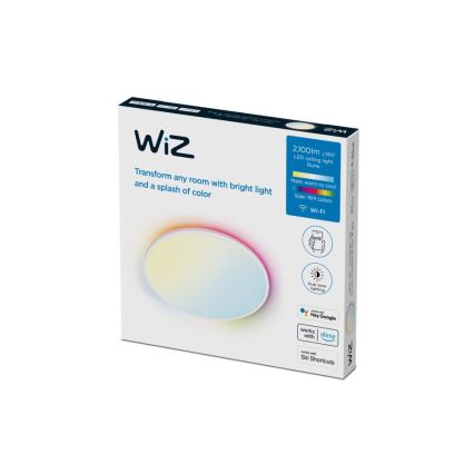 WiZ - LED RGBW Ściemnialny plafon RUNE LED/21W/230V 2700-6500K Wi-Fi biały