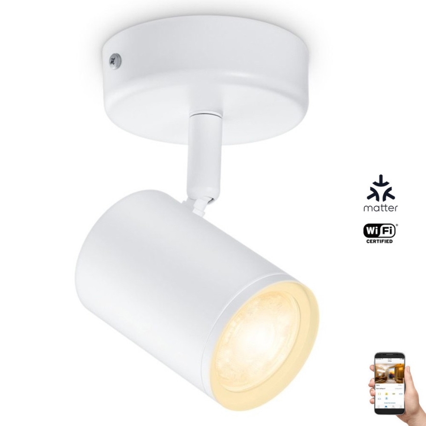 WiZ - LED Ściemnialne ośietlenie punktowe IMAGEO 1xGU10/4,9W/230V 2700-6500K Wi-Fi