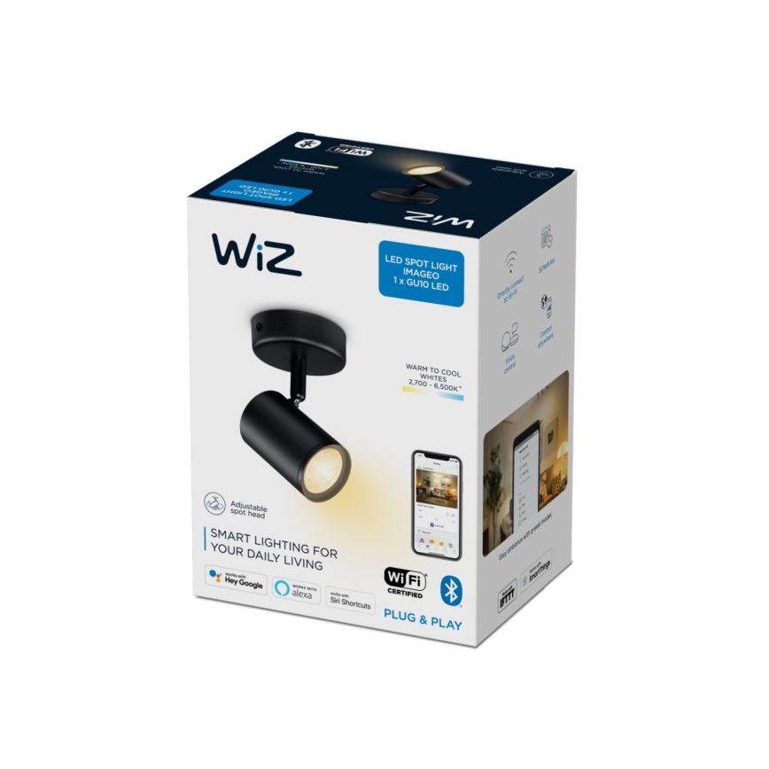 WiZ - LED Ściemnialne oświetlenie punktowe IMAGEO 1xGU10/4,9W/230V 2700-6500K Wi-Fi
