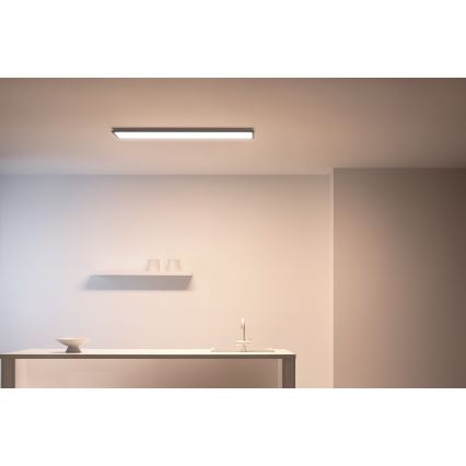 WiZ - LED Ściemnialny panel SUPERSLIM LED/36W/230V 2700-6500K Wi-Fi czarny