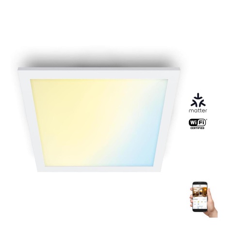WiZ - LED Ściemnialny plafon SUPERSLIM LED/12W/230V 2700-6500K Wi-Fi biały