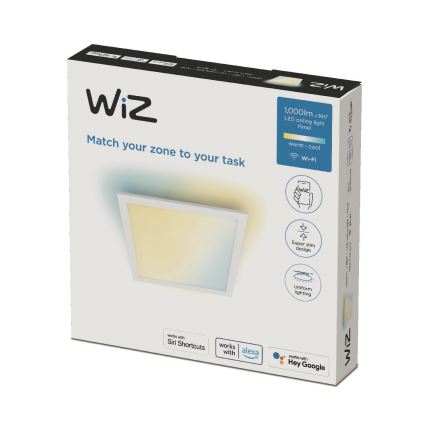 WiZ - LED Ściemnialny plafon SUPERSLIM LED/12W/230V 2700-6500K Wi-Fi biały