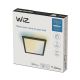 WiZ - LED Ściemnialny plafon SUPERSLIM LED/12W/230V 2700-6500K Wi-Fi czarny