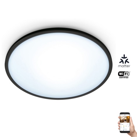 WiZ - LED Ściemnialny plafon SUPERSLIM LED/16W/230V 2700-6500K Wi-Fi
