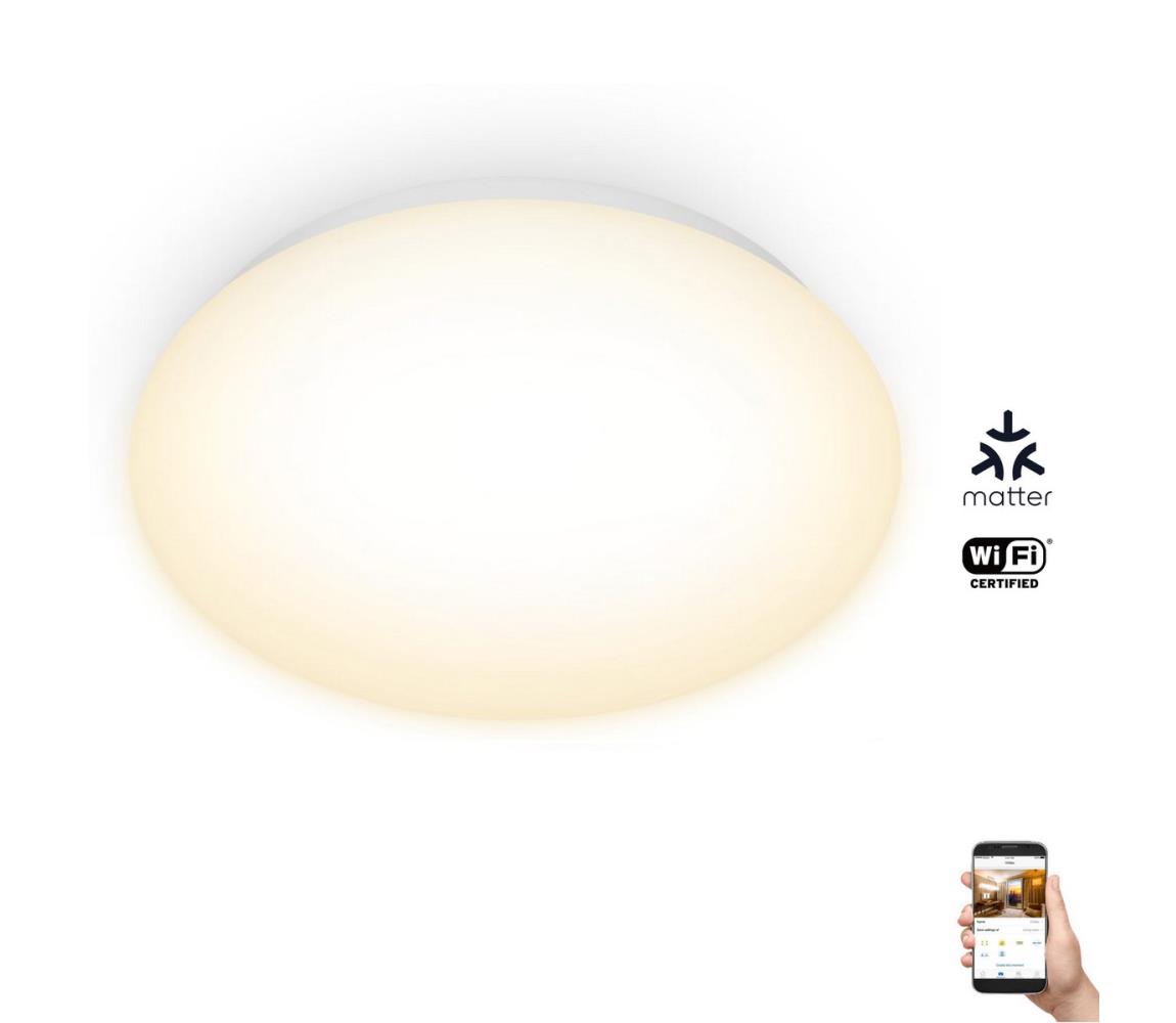 WiZ - LED Ściemnialny plafon SUPERSLIM LED/17W/230V 2700K Wi-Fi