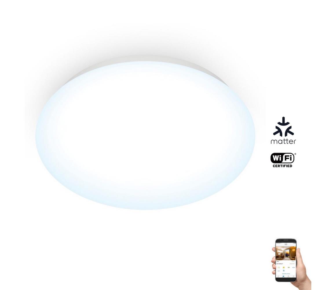 WiZ - LED Ściemnialny plafon SUPERSLIM LED/17W/230V 4000K Wi-Fi
