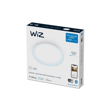 WiZ - LED Ściemnialny plafon SUPERSLIM LED/17W/230V 4000K Wi-Fi