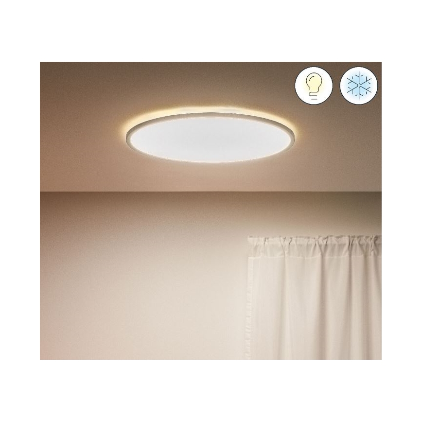 WiZ - LED Ściemnialny plafon SUPERSLIM LED/32W/230V 2700-6500K Wi-Fi biały