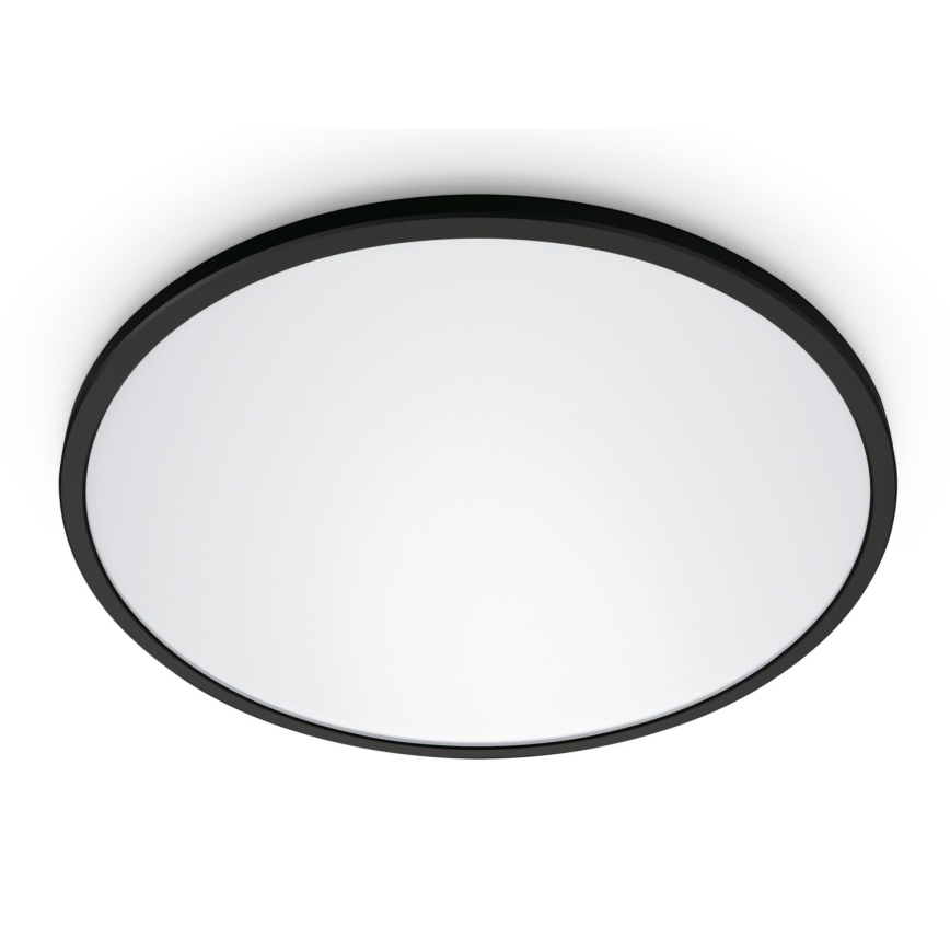 WiZ - LED Ściemnialny plafon SUPERSLIM LED/32W/230V 2700-6500K Wi-Fi czarny