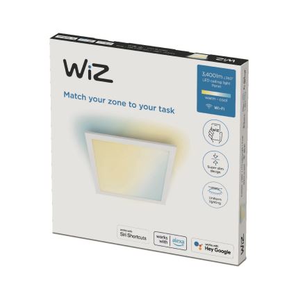 WiZ - LED Ściemnialny plafon SUPERSLIM LED/36W/230V 2700-6500K Wi-Fi biały