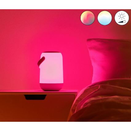 WiZ - LED RGBW Ściemnialna lampa przenośna MOBILE LED/13,5W/5V 2200-6500K Wi-Fi 1800 mAh