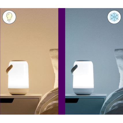 WiZ - LED RGBW Ściemnialna lampa przenośna MOBILE LED/13,5W/5V 2200-6500K Wi-Fi 1800 mAh