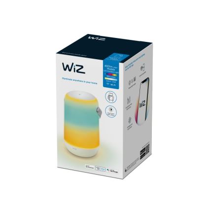 WiZ - LED RGBW Ściemnialna lampa przenośna MOBILE LED/13,5W/5V 2200-6500K Wi-Fi 1800 mAh