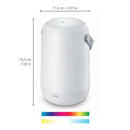 WiZ - LED RGBW Ściemnialna lampa przenośna MOBILE LED/13,5W/5V 2200-6500K Wi-Fi 1800 mAh