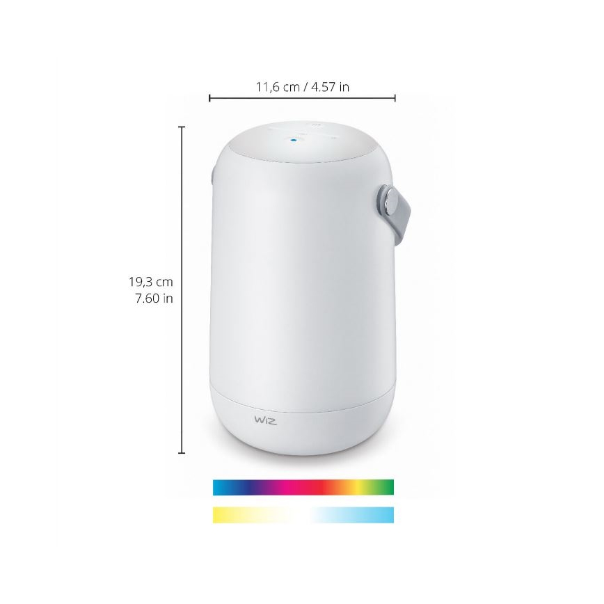 WiZ - LED RGBW Ściemnialna lampa przenośna MOBILE LED/13,5W/5V 2200-6500K Wi-Fi 1800 mAh