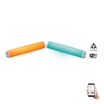 WiZ - ZESTAW 2x LED RGBW Regulowana lampa BAR LED/5,5W/230V 2200-6500K Wi-Fi