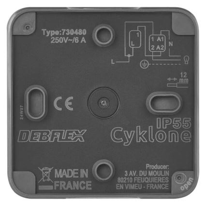 Włącznik domowy 250V/10A IP55