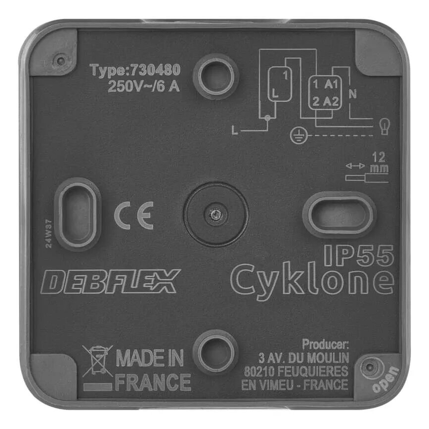 Włącznik domowy 250V/10A IP55