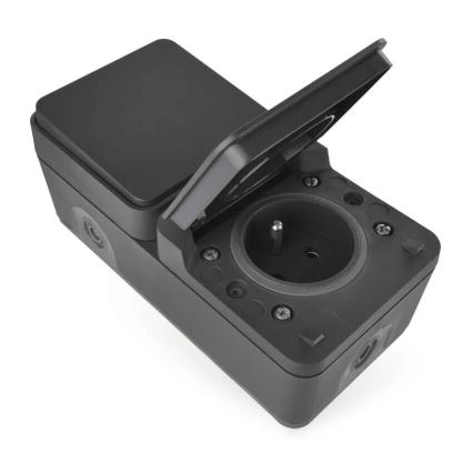 Włącznik domowy zmienny z gniazdem 250V/16A IP55