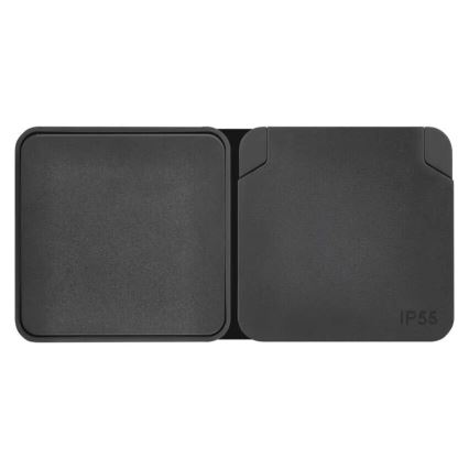 Włącznik domowy zmienny z gniazdem 250V/16A IP55
