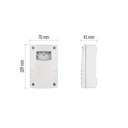Włącznik zmierzchowy 1800W/230V IP65 biały
