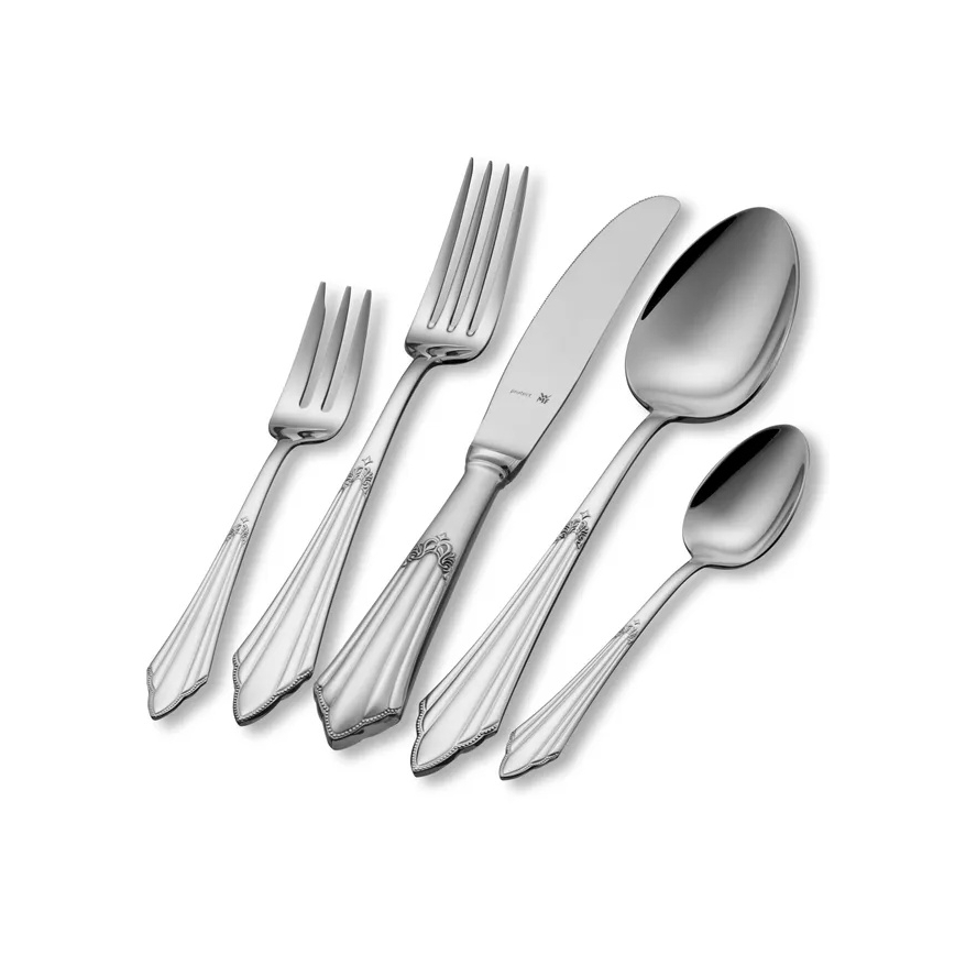 WMF - 30-częściowy zestaw sztućców ze stali nierdzewnej FÄCHER