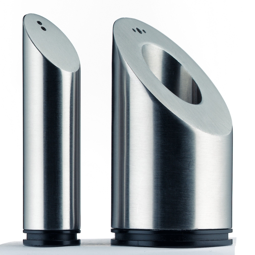 WMF - Zestaw solniczka i pieprzniczka BASIC 2 szt. 8,6 cm stal nierdzewna