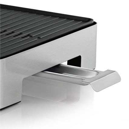 WMF - Elektryczny grill stołowy QUADRO LONO 1250W/230V stal nierdzewna