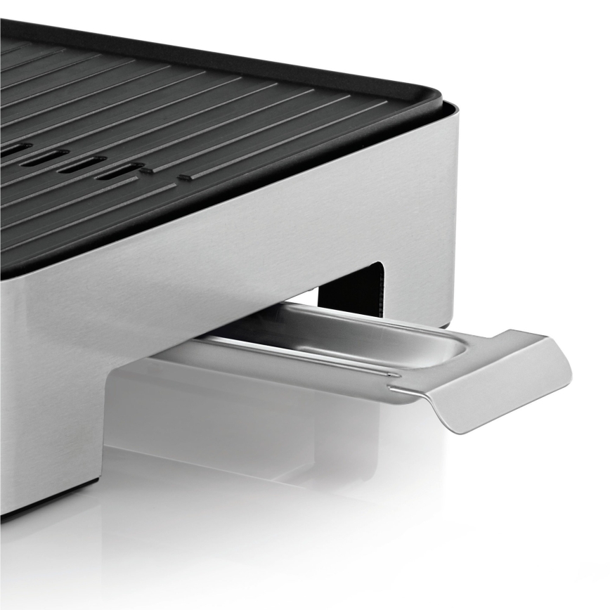 WMF - Elektryczny grill stołowy QUADRO LONO 1250W/230V stal nierdzewna