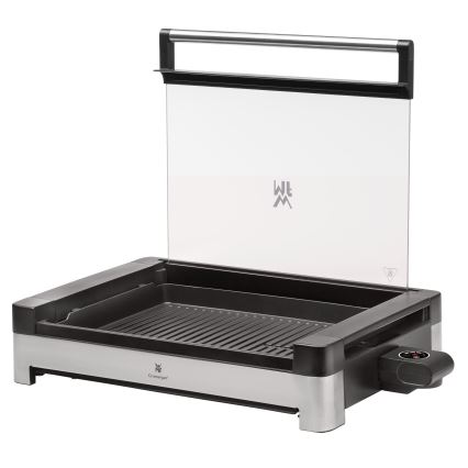 WMF - Elektryczny grill stołowy z wiekiem LONO 2200W/230V stal nierdzewna