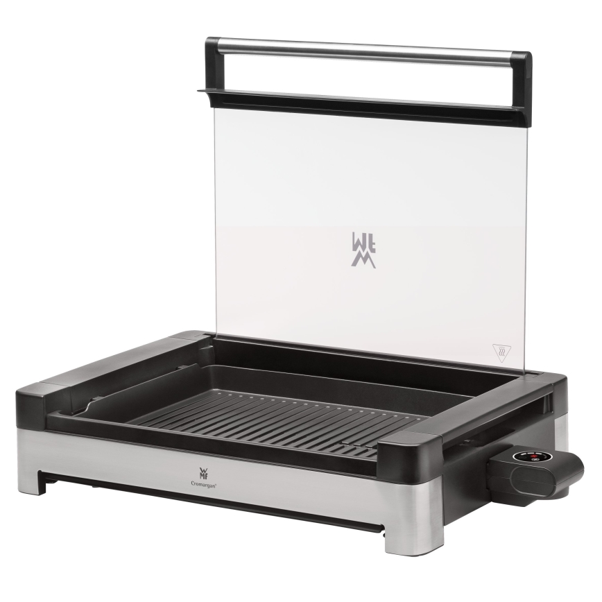 WMF - Elektryczny grill stołowy z wiekiem LONO 2200W/230V stal nierdzewna