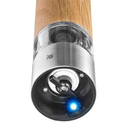 WMF - Elektryczny młynek do przypraw CERAMILL 6xAAA dąb