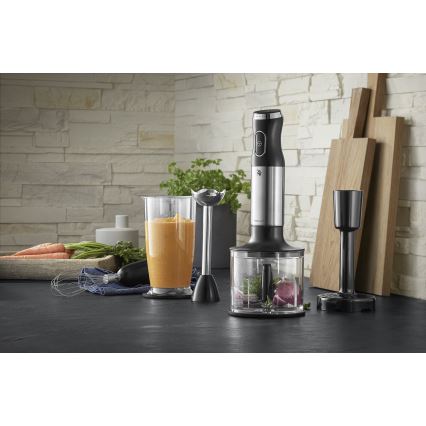 WMF - Mikser kijowy z akcesoriami 4w1 KULT X 600W/230V stal nierdzewna