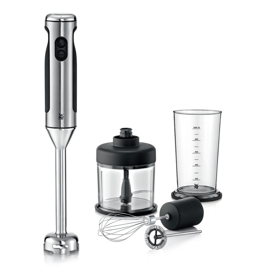 WMF - Mikser kijowy z akcesoriami 4w1 LINEO 700W/230V stal nierdzewna