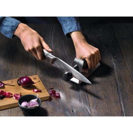 WMF - Ostrzałka do noży GOURMET 22,3 cm czarny/stal nierdzewna