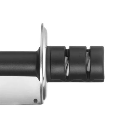 WMF - Ostrzałka do noży GOURMET 42,5 cm czarna/stal nierdzewna