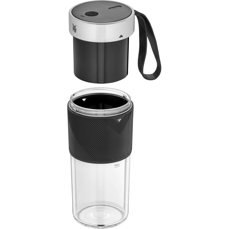 WMF - Podróżny smoothie mikser KITCHENminis 50W/7,4V 1200 mAh stal nierdzewna