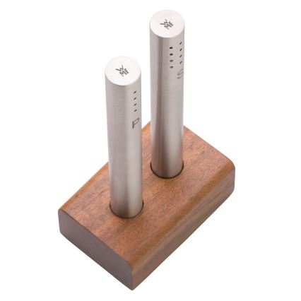 WMF - Solniczka i pieprzniczka 2 szt 7,8 cm akacja