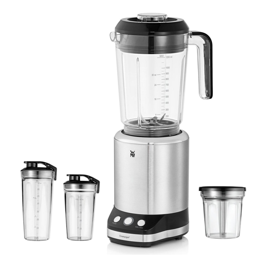 WMF - Stołowy wielofunkcyjny mikser KULT X 900W/230V stal nierdzewna