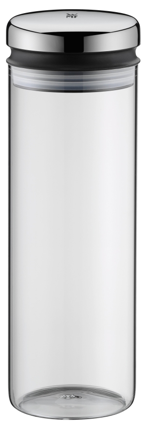 WMF - Szklany słoik na żywność DEPOT 1,5l stal nierdzewna