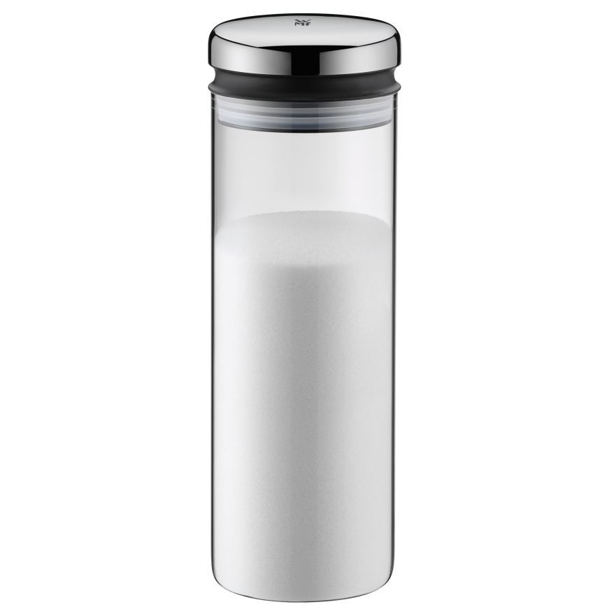WMF - Szklany słoik na żywność DEPOT 1,5l stal nierdzewna