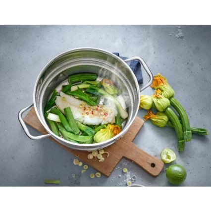 WMF - wkład parowy Ø 20 cm, stal nierdzewna