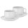 WMF - ZESTAW 2x Filiżanka do cappuccino z podstawką BARISTA 160 ml biała