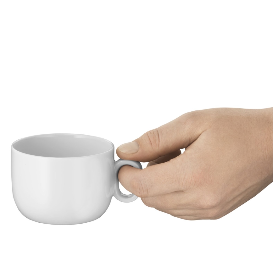 WMF - ZESTAW 2x Filiżanka do cappuccino z podstawką BARISTA 160 ml biała