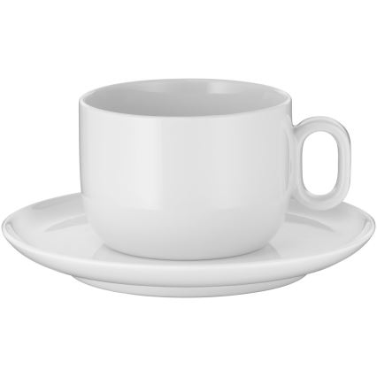 WMF - ZESTAW 2x Filiżanka do cappuccino z podstawką BARISTA 160 ml biała