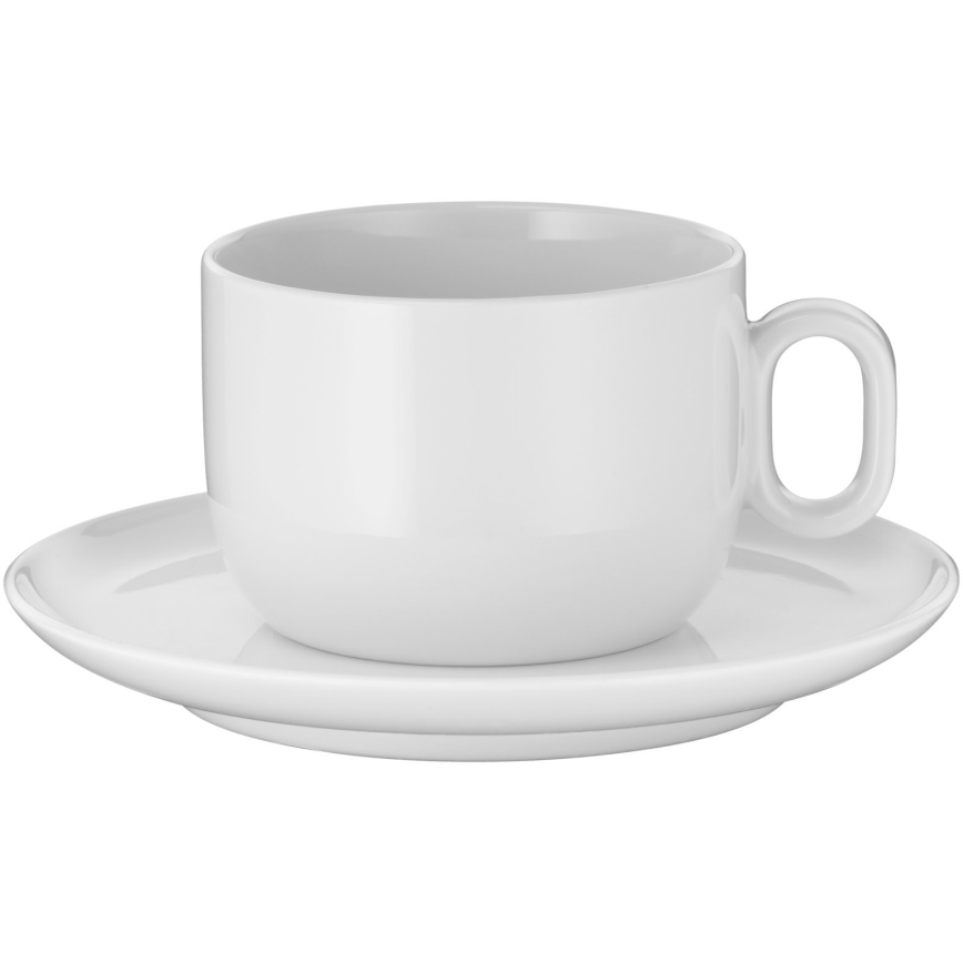 WMF - ZESTAW 2x Filiżanka do cappuccino z podstawką BARISTA 160 ml biała