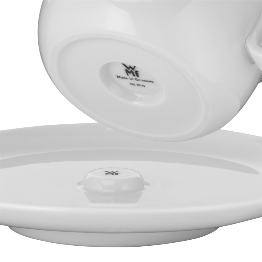 WMF - ZESTAW 2x Filiżanka do cappuccino z podstawką BARISTA 160 ml biała