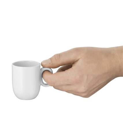 WMF - ZESTAW 2x Filiżanka do espresso ze spodkiem BARISTA biała