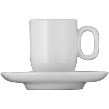 WMF - ZESTAW 2x Filiżanka do espresso ze spodkiem BARISTA biała